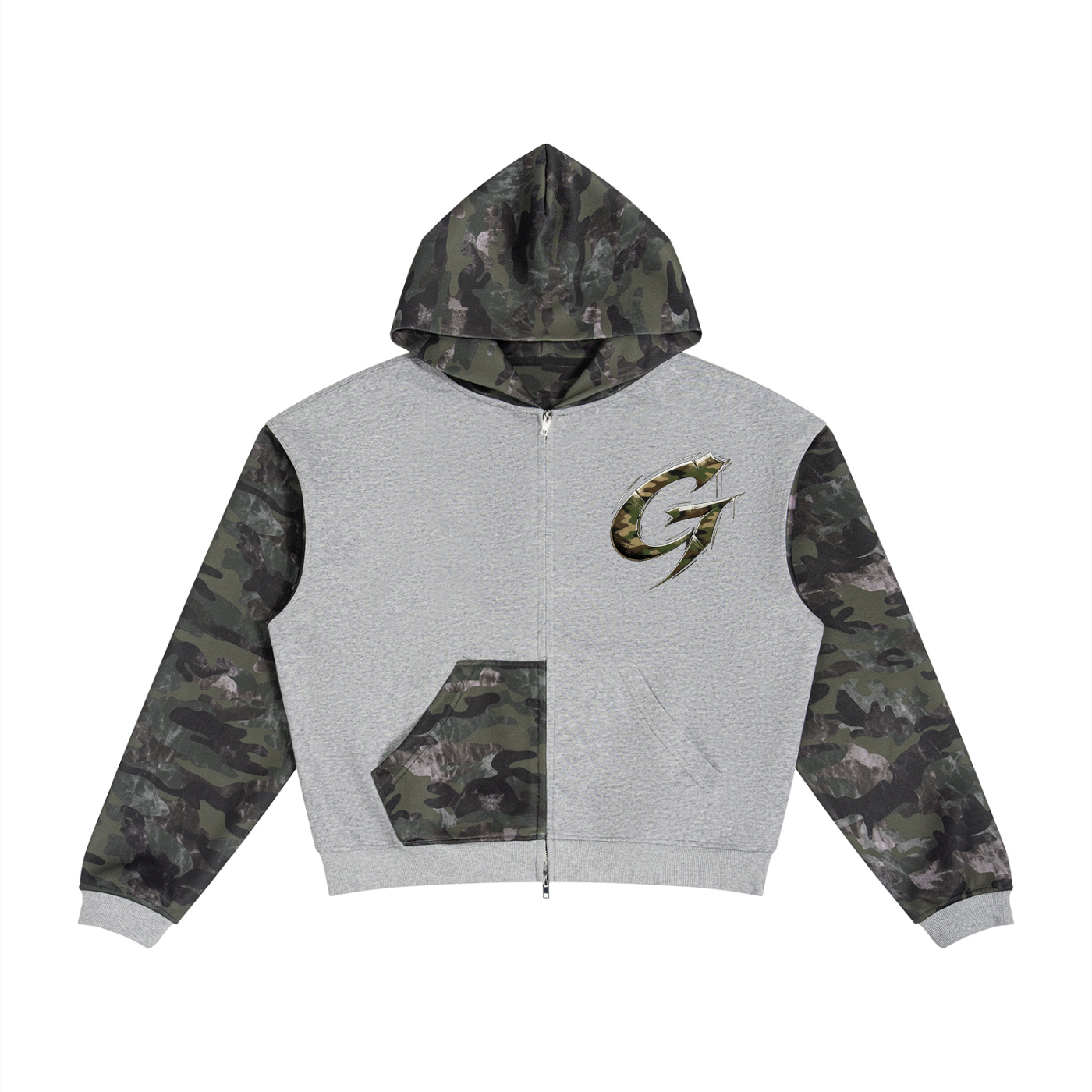 G Camo combat Zip Hoodie
