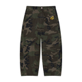 G Camo Barrel Leg Cargo Pants