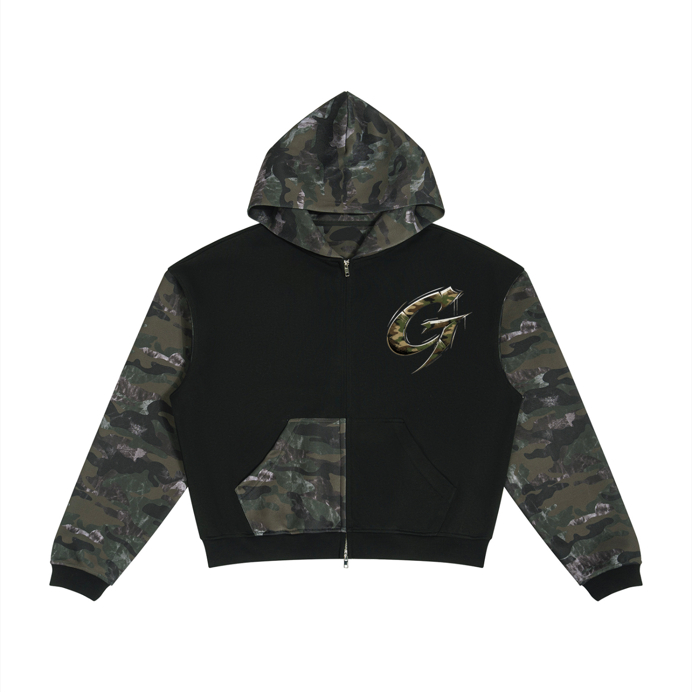 G Camo combat Zip Hoodie
