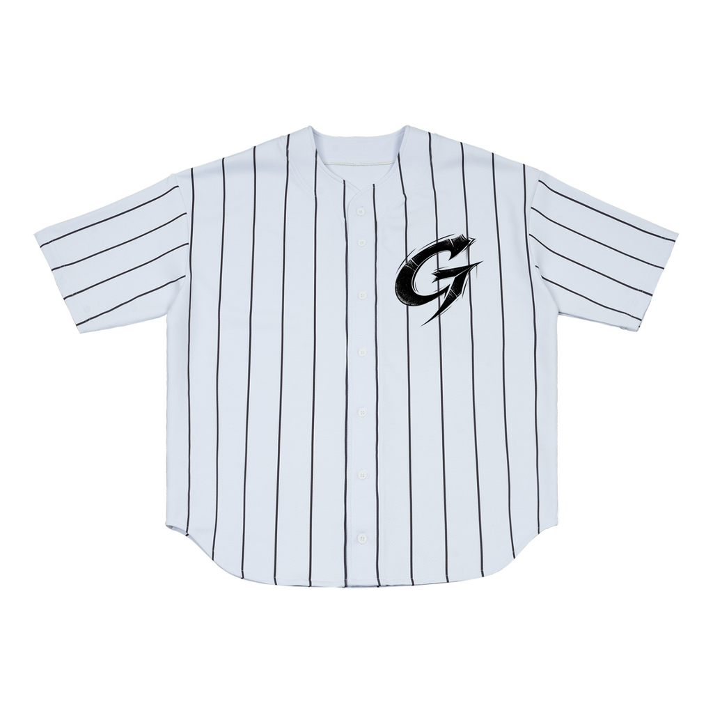 G Pinstripe Baseball Jersey